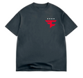 Four Star Left Chest Tee (Vintage Black)